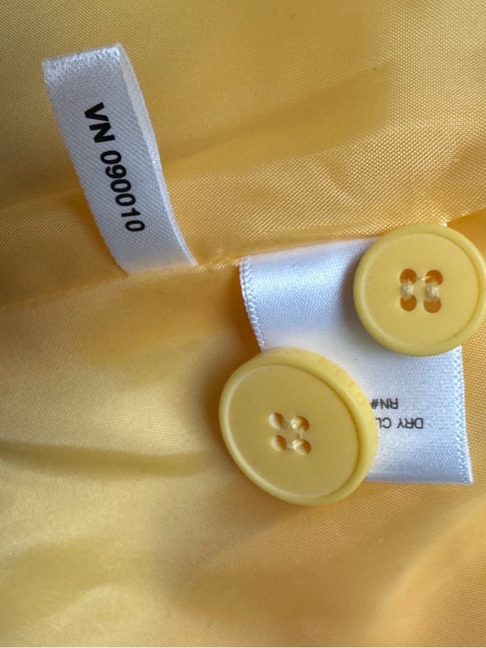New York & Company Lemon Yellow Tailored Blazer Size 12 New without tags - Picture 6 of 7